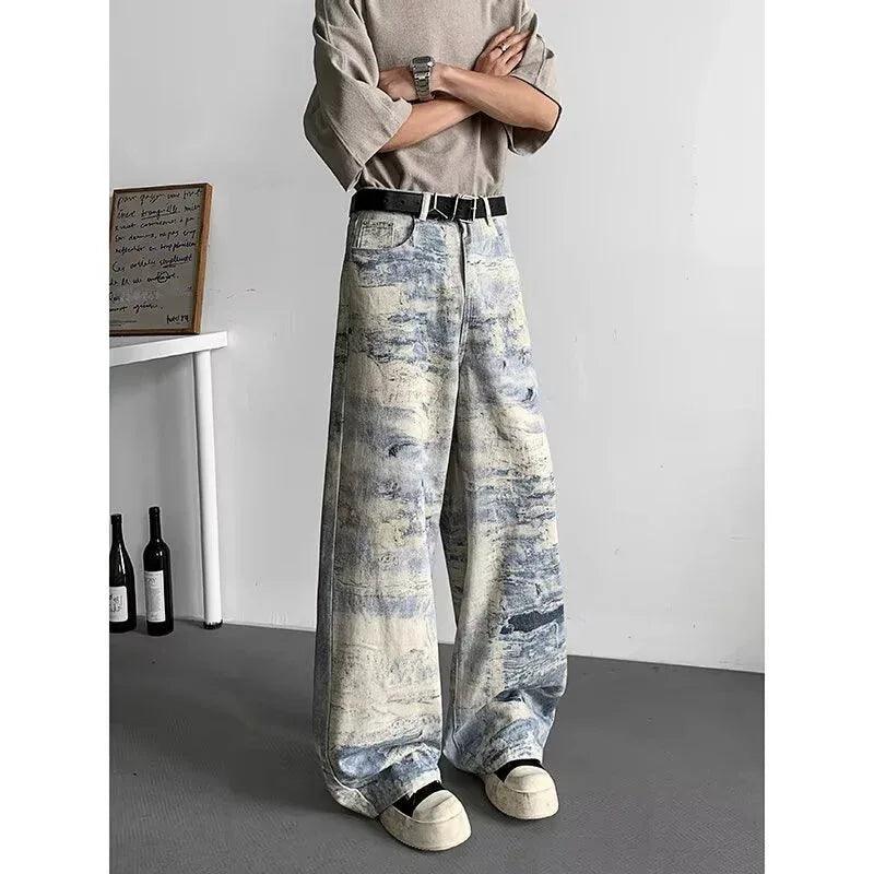Tie dye camouflage jeans for men | MuddyStock Originals