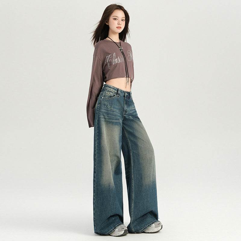 Women's Loose Wide Leg Jeans | MuddyStock Originals MuddyStock