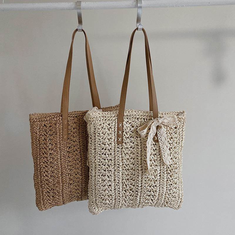 Summer Beach Straw Woven Large-capacity Crossbody Bag MuddyStock