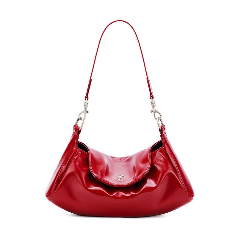 New Women's Niche Crossbody Shoulder Bag Pompeii Red MuddyStock