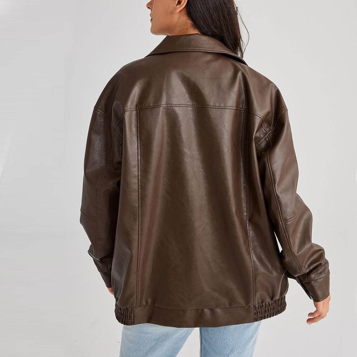 Leather Coat For Women MuddyStock