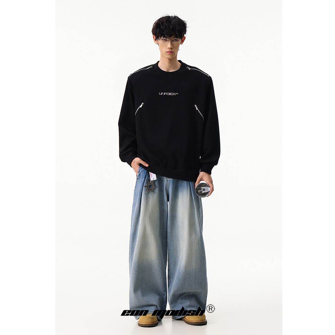 Street Style Personalized Loose Sweatshirt For Men | MuddyStock Originals MuddyStock