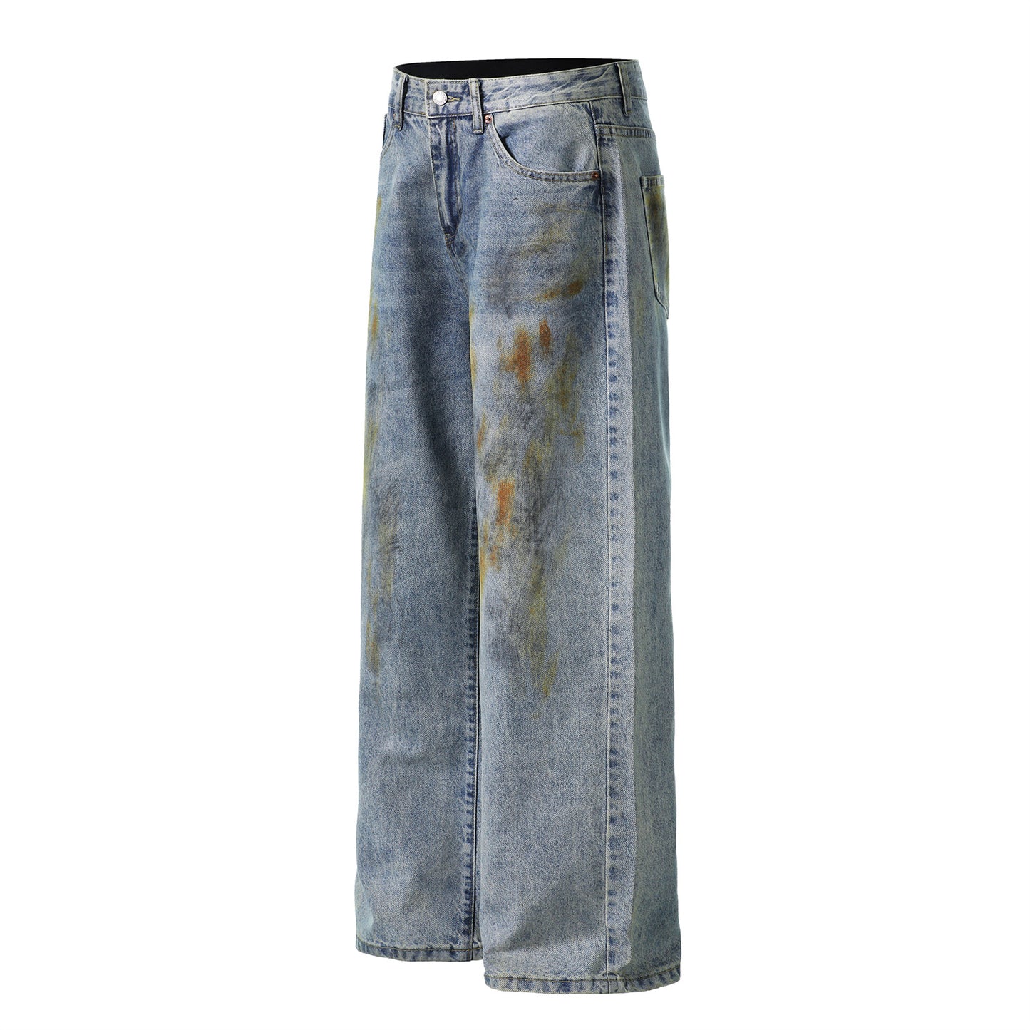 Streetwear Washed Distressed Denim Jeans For Men And Women | MuddyStock Originals MuddyStock