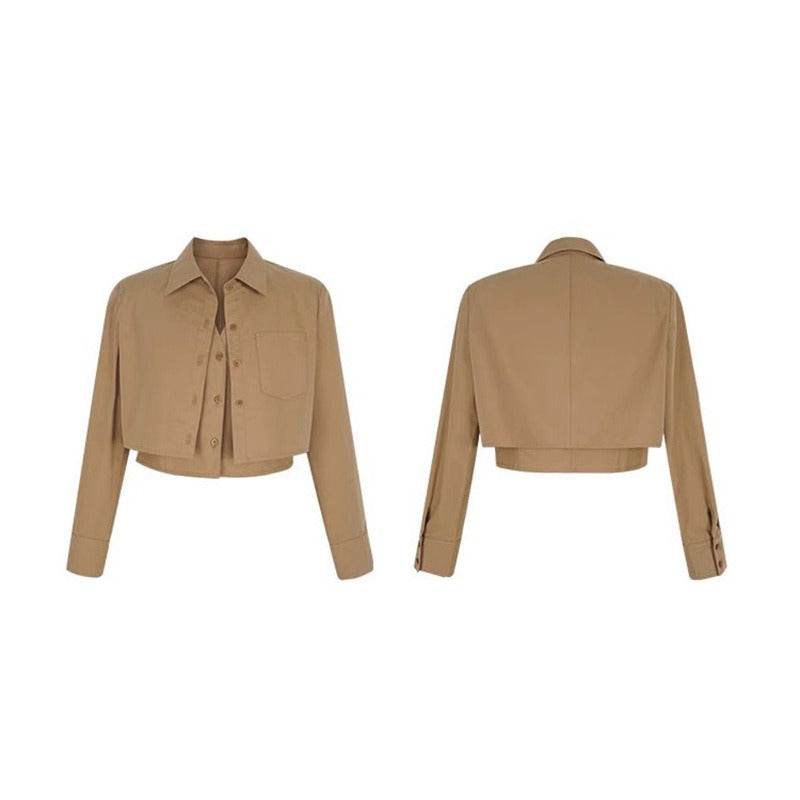 Women's Shirt Casual Long Sleeve Two piece Top | MuddyStock Originals MuddyStock
