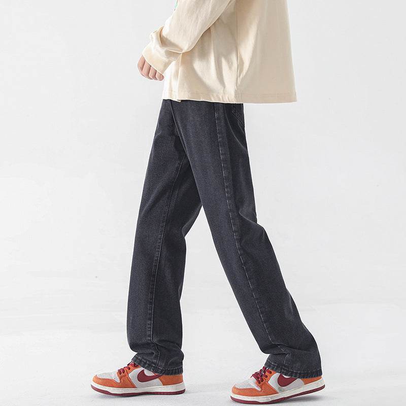 American Washed Distressed Yellow Mud Dyed Jeans For Men MuddyStock