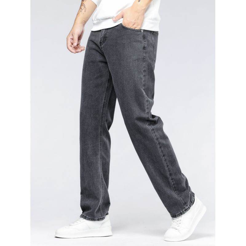 Men's Simple Casual Extra Long Jeans MuddyStock