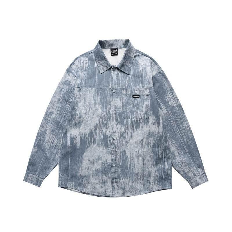 Tie dye long sleeved casual shirt for men and women | MuddyStock Originals