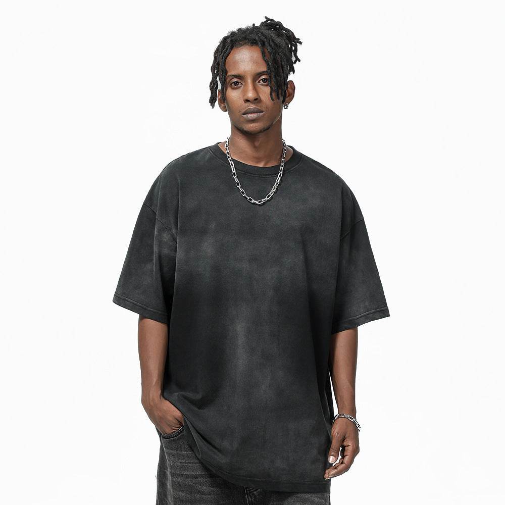 Wash Distressed Dirty Short Sleeve For Men MuddyStock