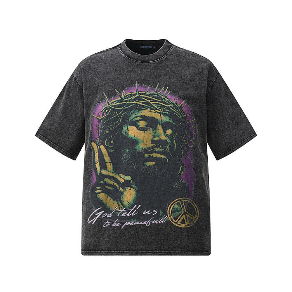Mock character avatar printed short sleeved t-shirt for women | MuddyStock Originals