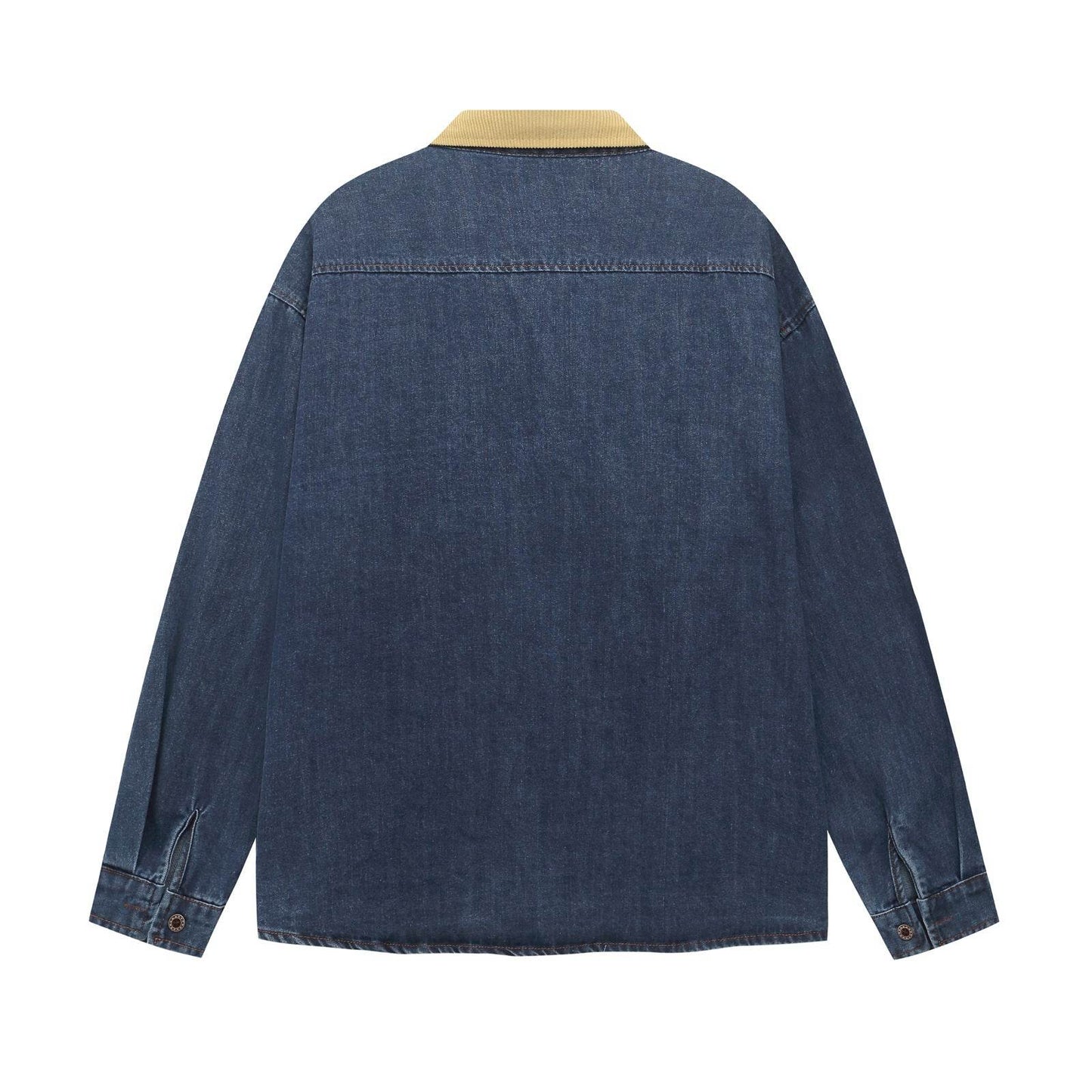 Embroidered Denim Long-Sleeve Shirt For Men And Women | MuddyStock Originals MuddyStock