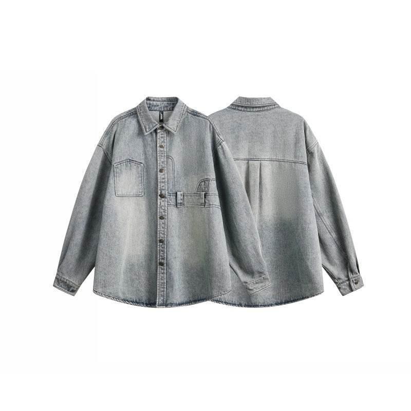 Denim men's and women's loose fitting shirts | MuddyStock Originals