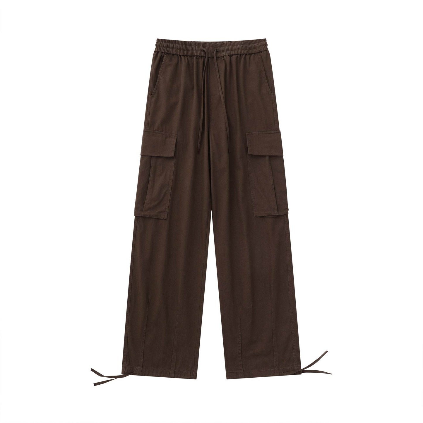 Women's High Street Overalls With Large Pockets Coffee MuddyStock