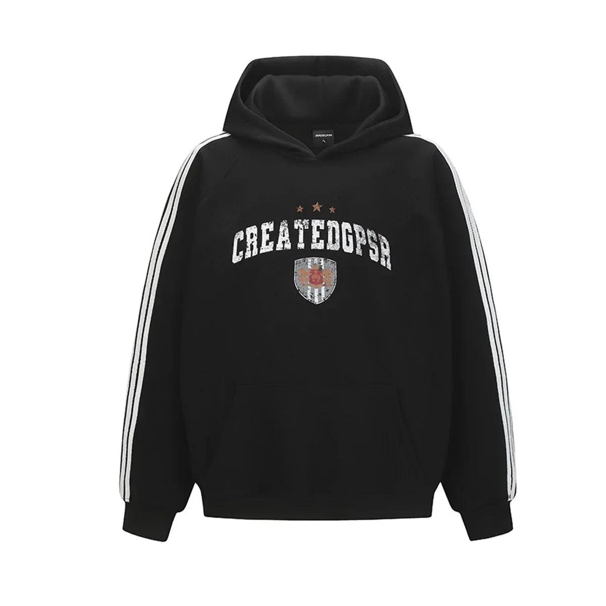 Thick cotton hoodie for men and women | MuddyStock Originals Black