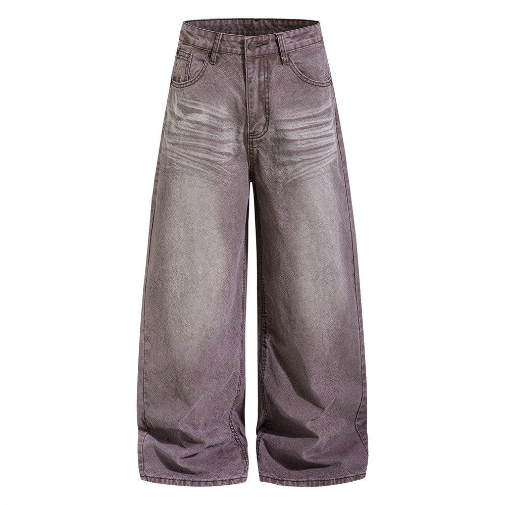 Make old wide leg jeans for women | MuddyStock Originals Purple