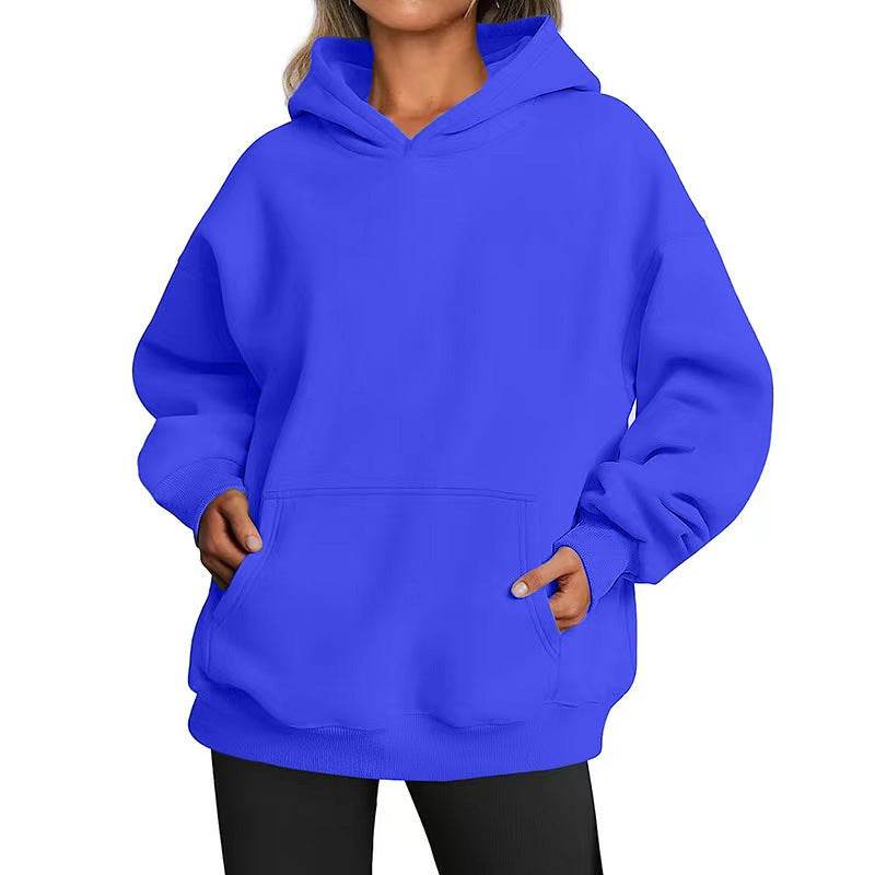 Hooded Sweatshirt with Pockets For Women | MuddyStock Originals Navy Blue MuddyStock