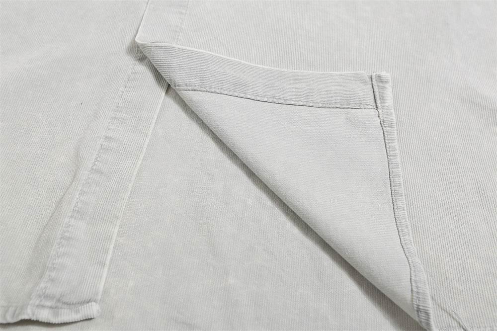 Letter Pocket Embroidered Casual Shirt For Men