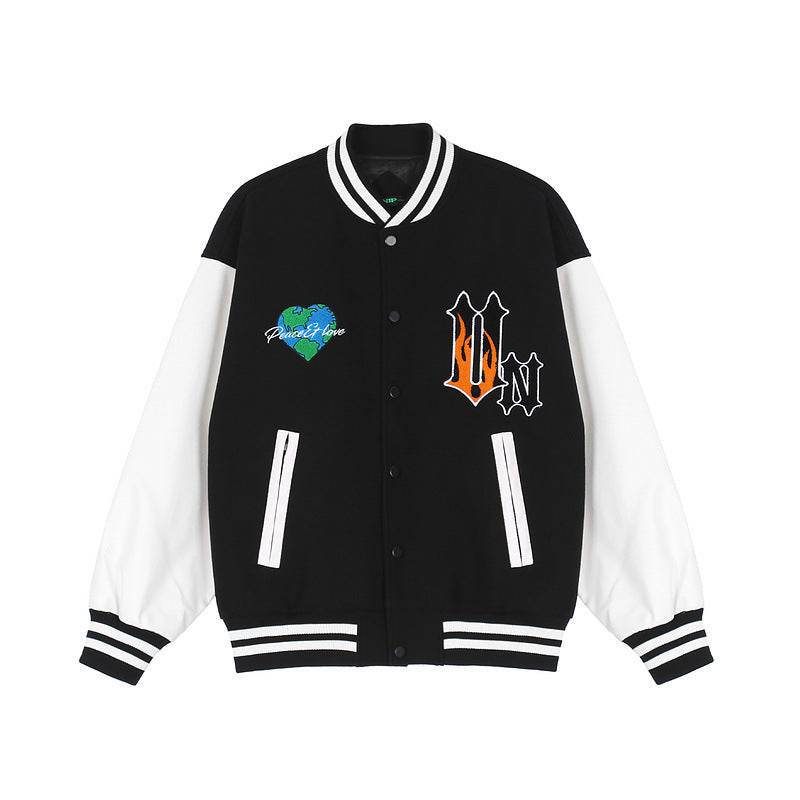High Street Loose Jacket For Men And Women Black B MuddyStock