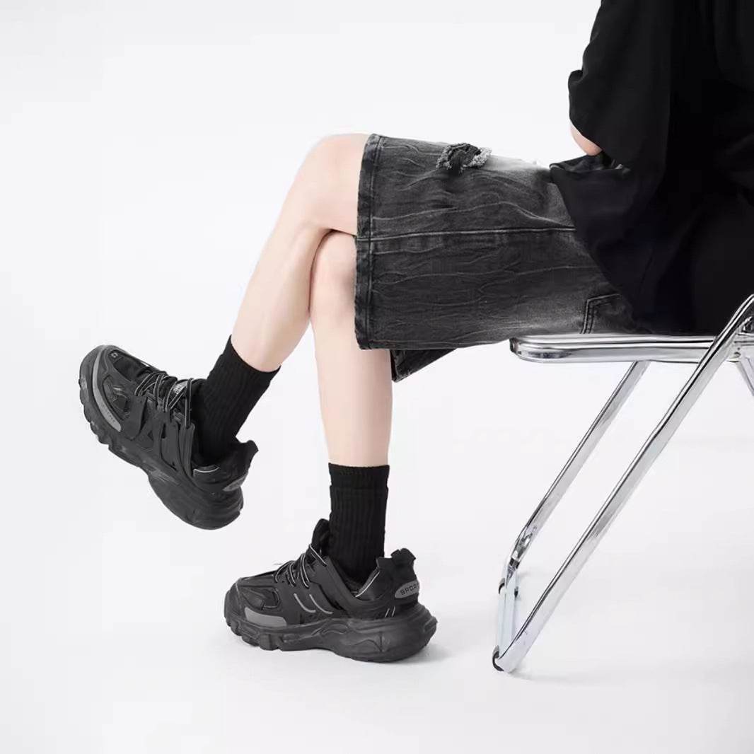Ripped Denim Shorts For Men MuddyStock