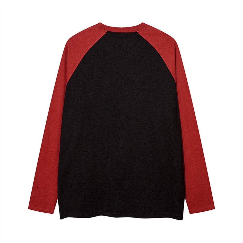 Letter Printing Long Sleeve T-shirt For Women MuddyStock