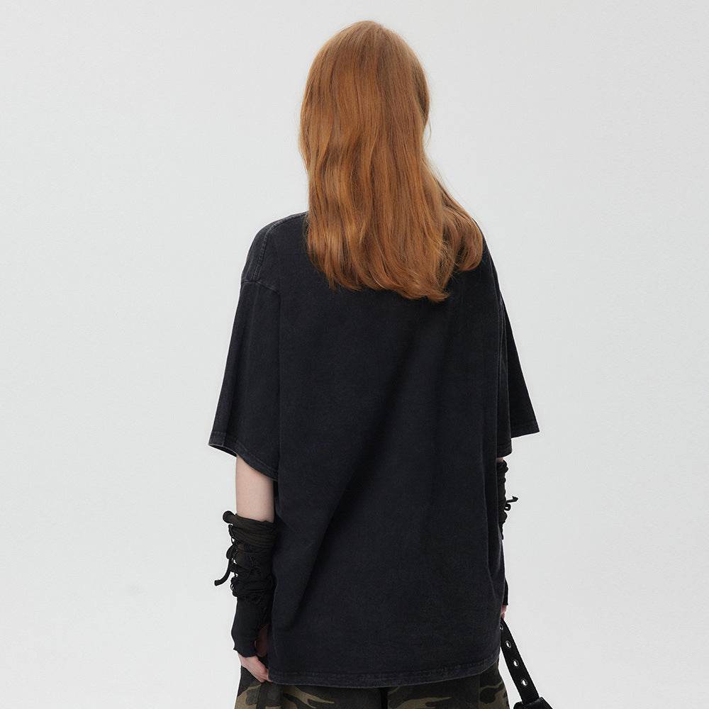 American Letter Locomotive Style Short Sleeve Women MuddyStock