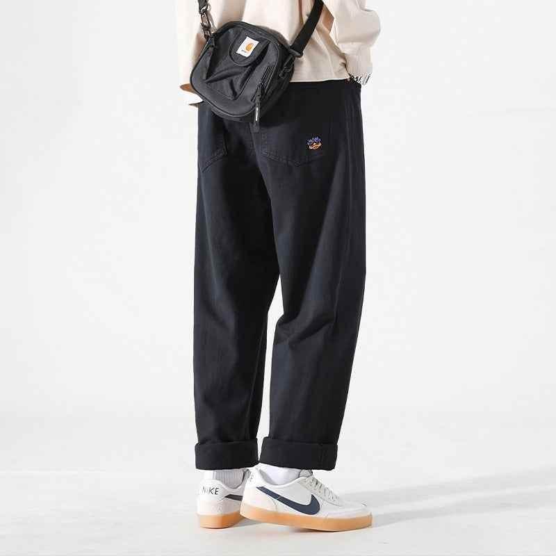 Men's Loose Cargo Pants Straight Casual Trousers MuddyStock