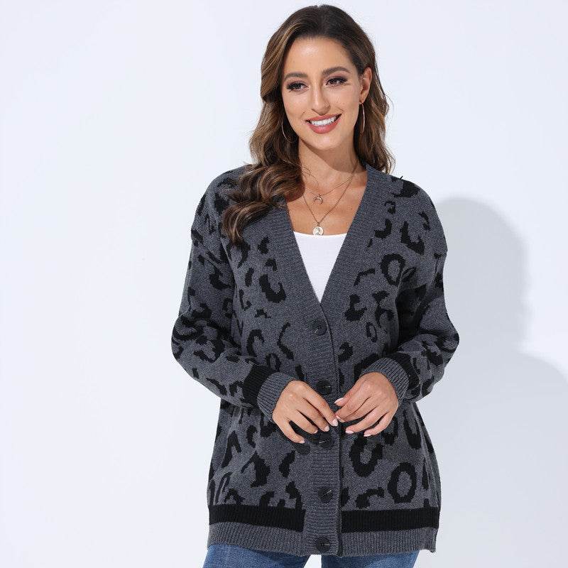 Loose Cardigan Sleeve Knit Sweater MuddyStock