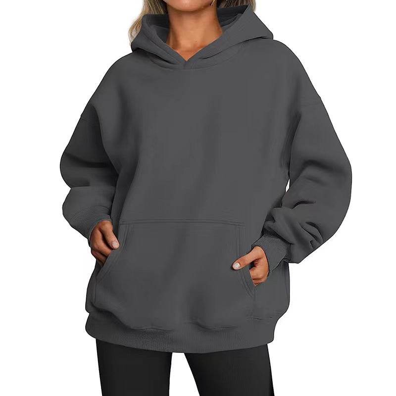 Hooded Sweatshirt with Pockets For Women | MuddyStock Originals Dark Grey MuddyStock