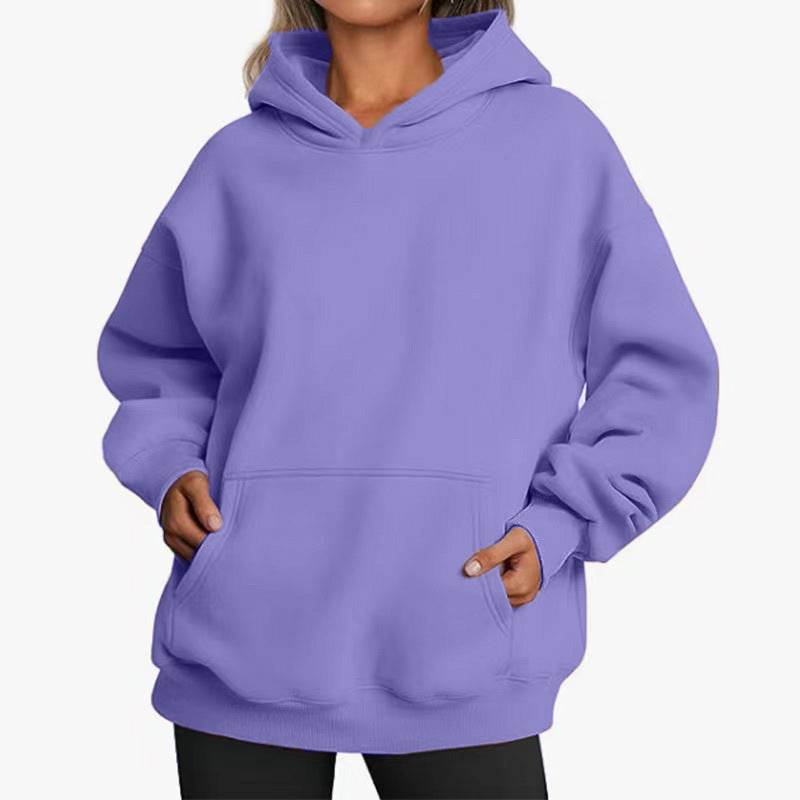 Hooded Sweatshirt with Pockets For Women | MuddyStock Originals Light Purple MuddyStock