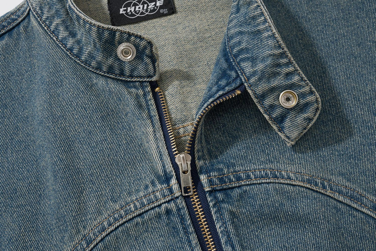Old Washing Water Denim Jacket Coat All Products