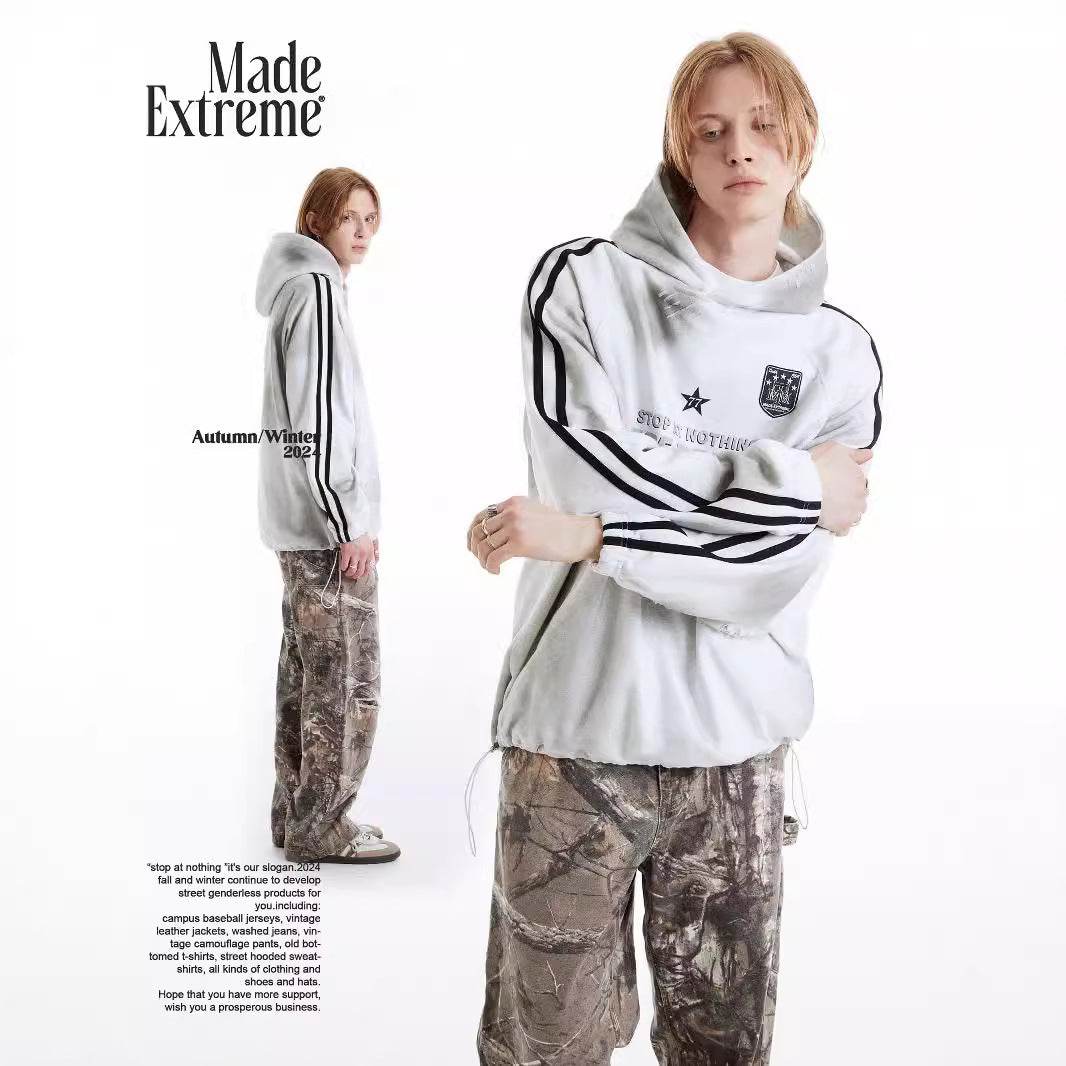 Vintage Washed Hooded Sweatshirt Jacket for Men and Women | MuddyStock Originals MuddyStock