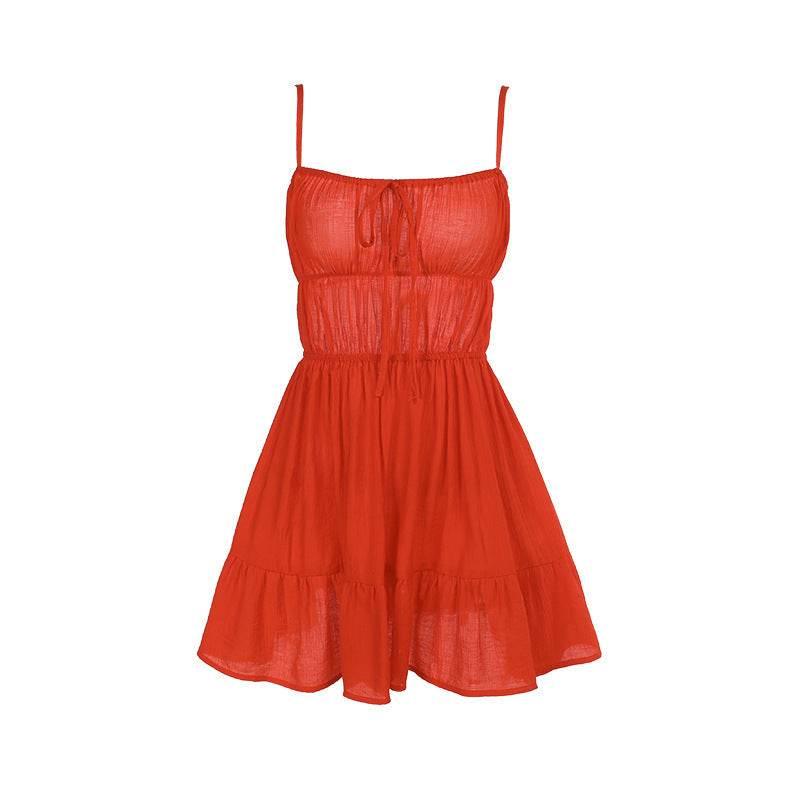 Backless Slim Fit Holiday Dress For Women MuddyStock