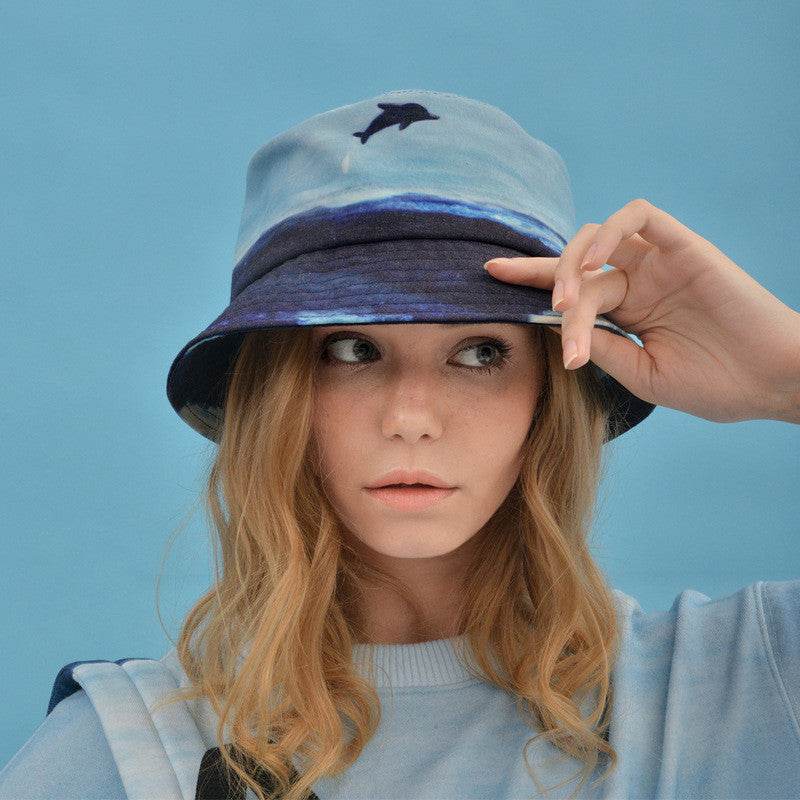 Summer canvas print fisherman hat MuddyStock