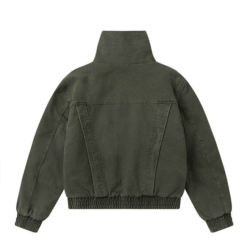 High Collar Warm Cotton-padded Puffer Jacket For Men MuddyStock