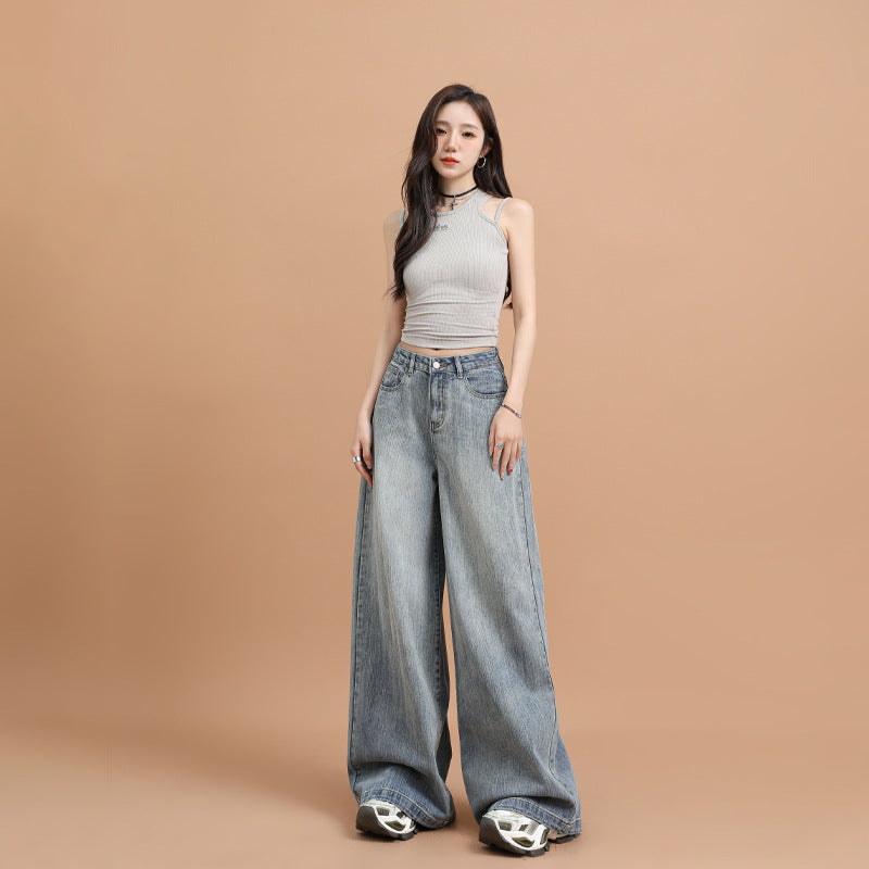Retro Style Straight Floor-Length Trousers For Women | MuddyStock Originals MuddyStock