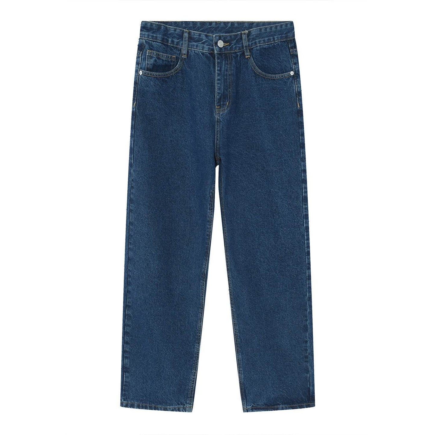Men's Casual All-matching Loose Japanese Style Casual Trousers Dark Blue MuddyStock