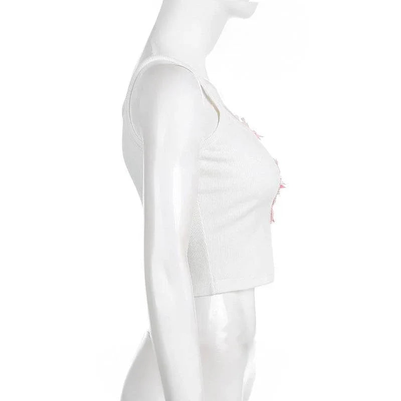 European And American Sweet And Spicy Crop-top Vest MuddyStock