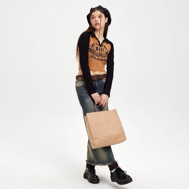 Raglan Sleeve Long Sleeve Top For Women MuddyStock