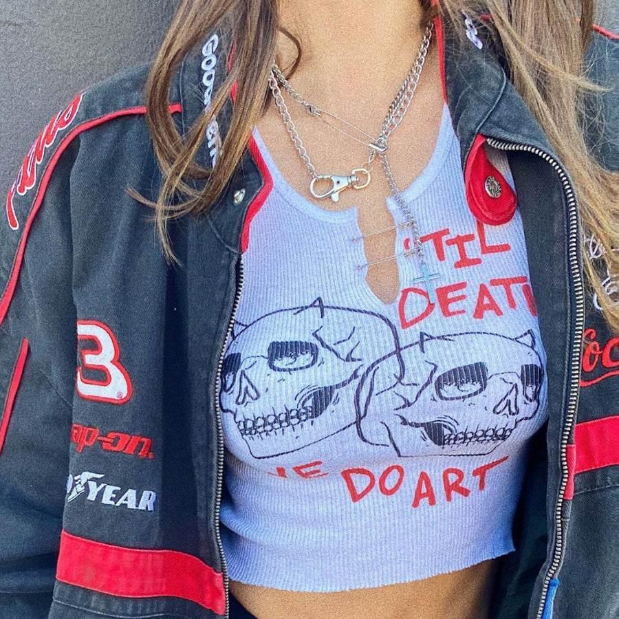 Printed Bottoming Vest For Women