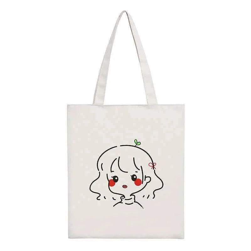 Ins Japanese Harajuku Dark Fan Can Tooling Canvas Bag Female Korean Wild Pure Color Student One-Shoulder Messenger Bag K