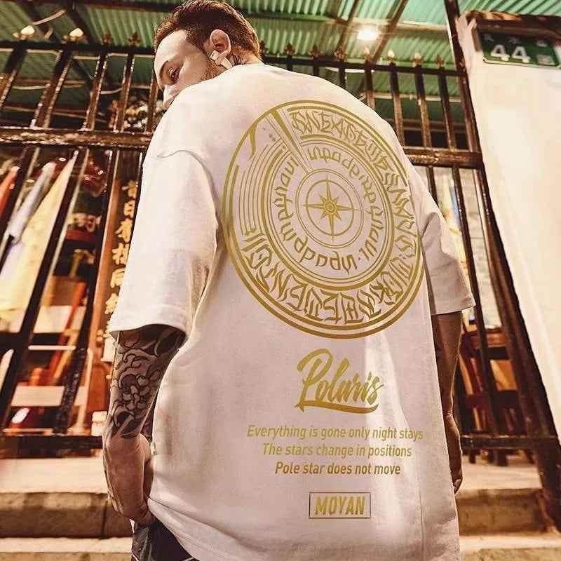 New National Fashion Panda Short Sleeve Men's Fashion Brand Large Chinese Style Loose 5 5 Solid Half Sleeve 6style MuddyStock