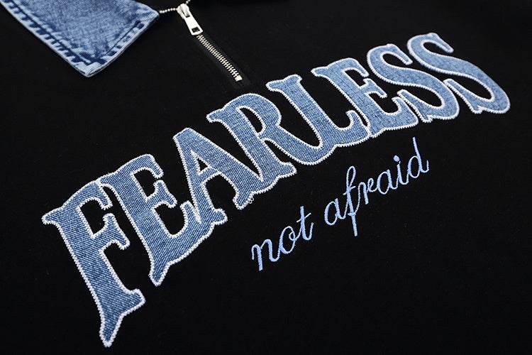 Letter Patch Short-sleeved T-shirt For Men And Women MuddyStock