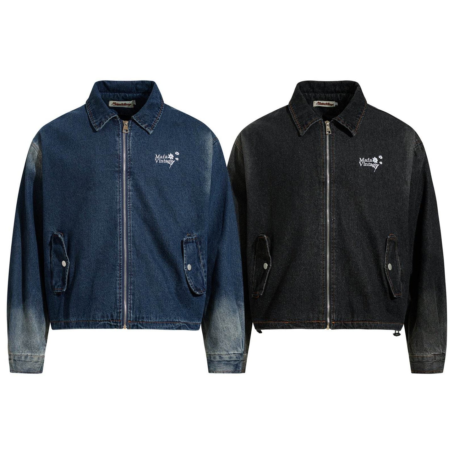 Retro Denim Jacket For Men | MuddyStock Originals MuddyStock