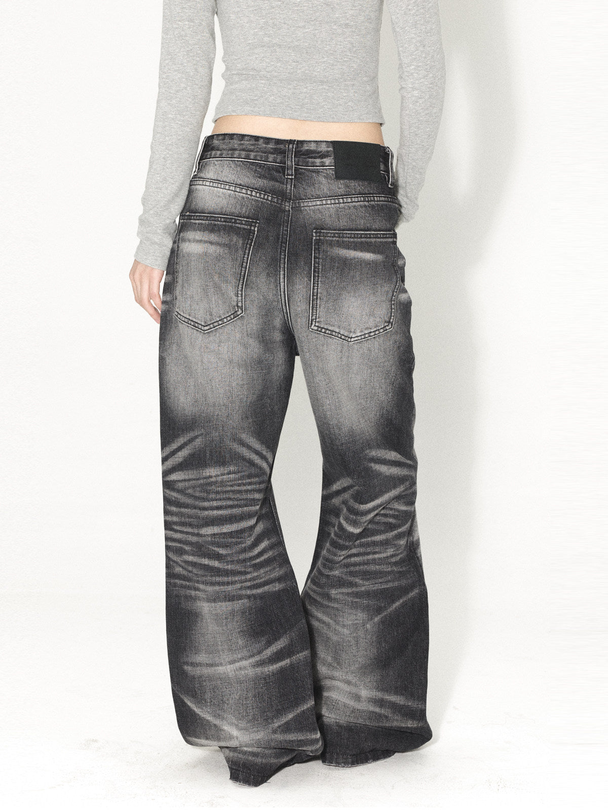 Retro Zipped Five Button Jeans For Men And Women