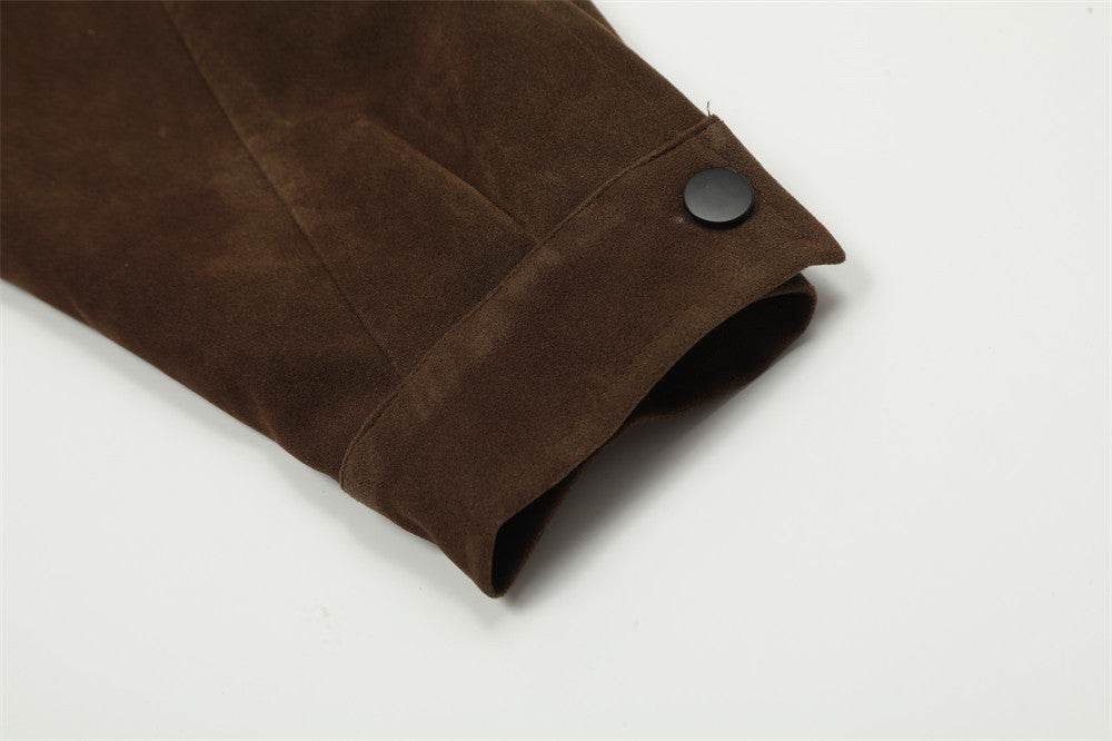 Fashion Loose Lapel Motorcycle Jacket Men MuddyStock