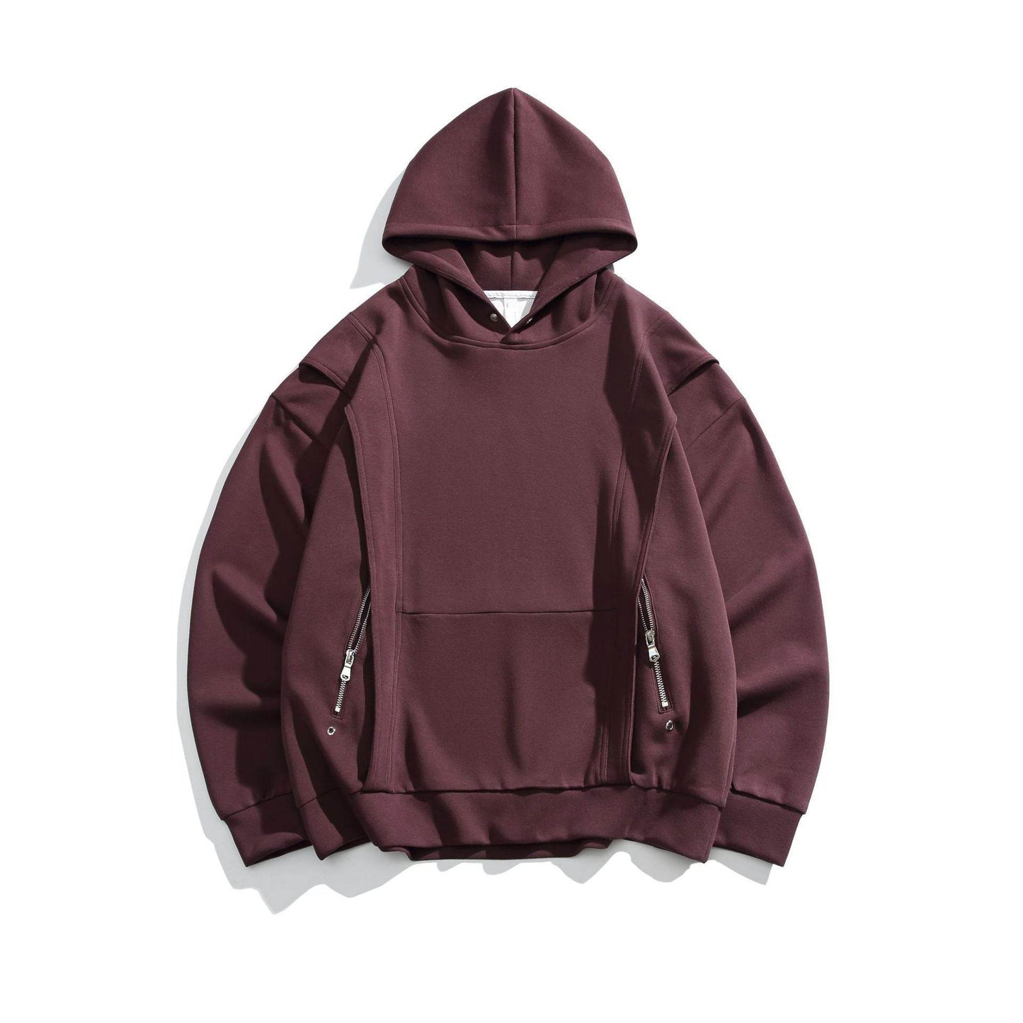 Fashion Personality Rivets Hooded Sweater For Men And Women MuddyStock