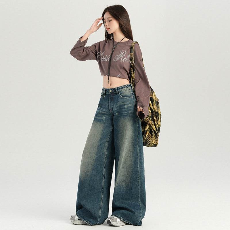 Women's Loose Wide Leg Jeans | MuddyStock Originals MuddyStock