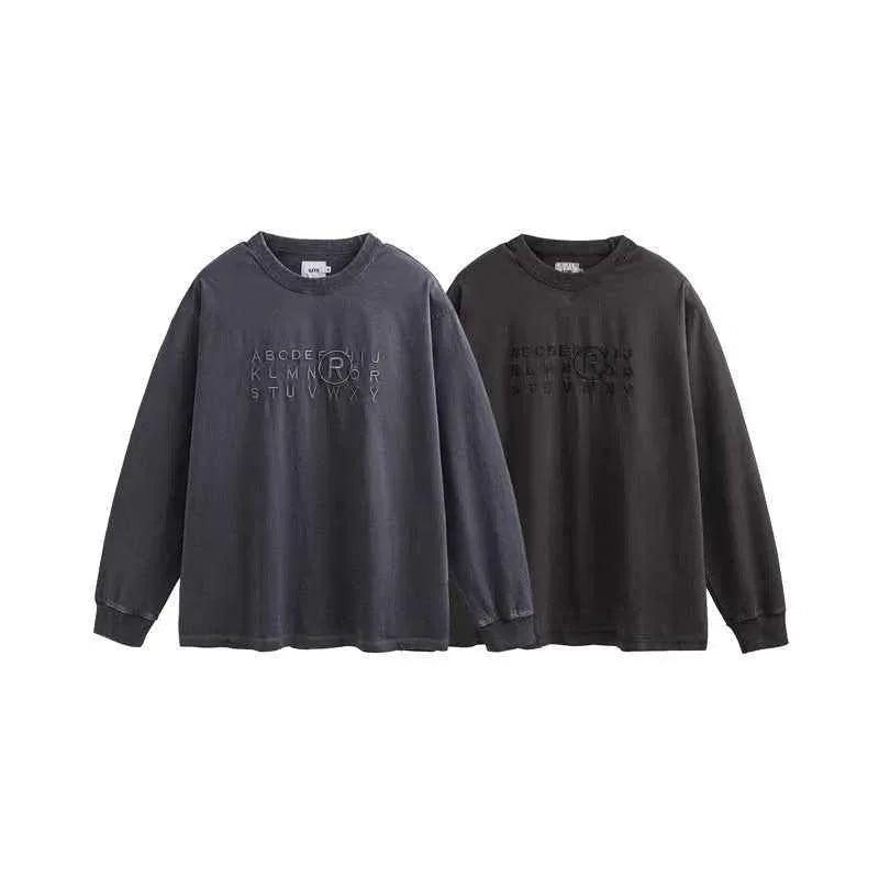 Long Sleeve Crew Neck T-Shirt For Men | MuddyStock Originals