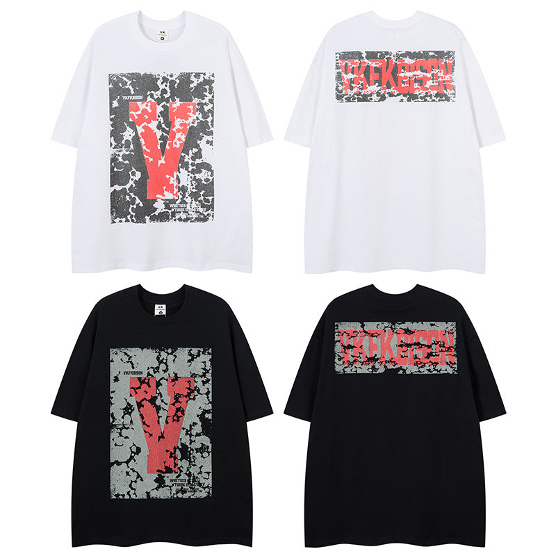 Short Sleeve T-Shirt for Men Streetwear Casual Loose Fit Tee | MuddyStock Originals MuddyStock