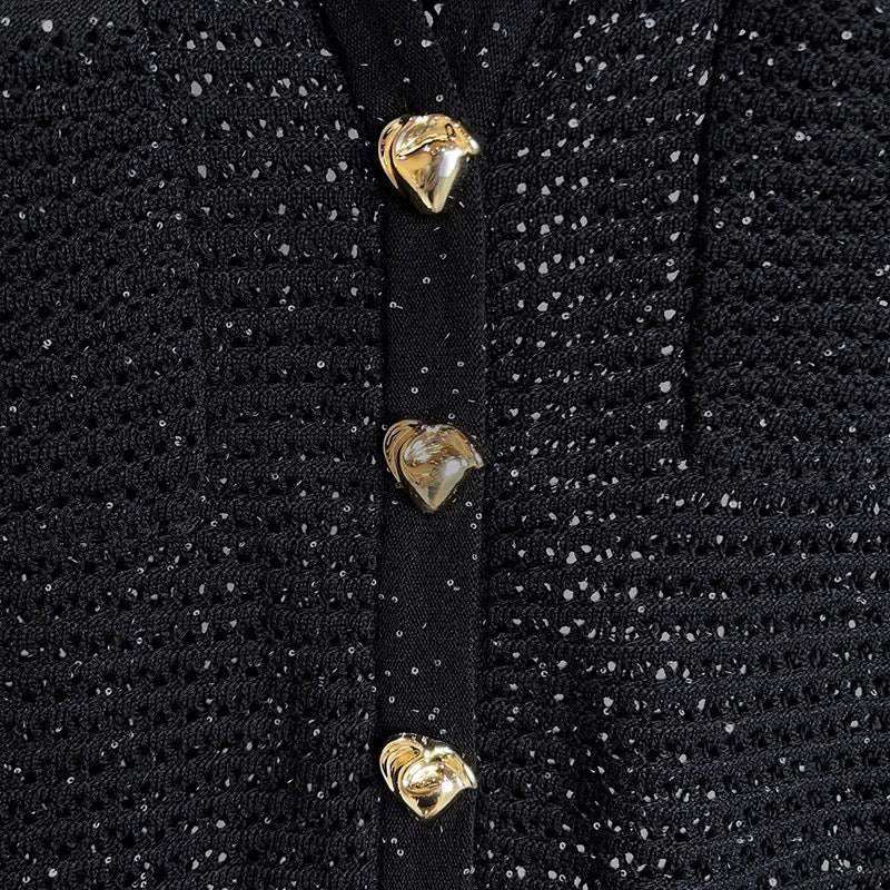 Women's sequin knitted sweater long sleeves | MuddyStock Originals MuddyStock