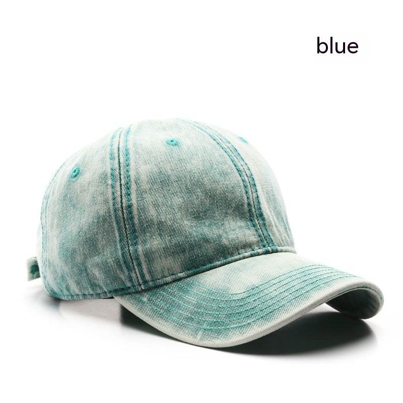 Street Washed Denim Baseball Cap Blue MuddyStock